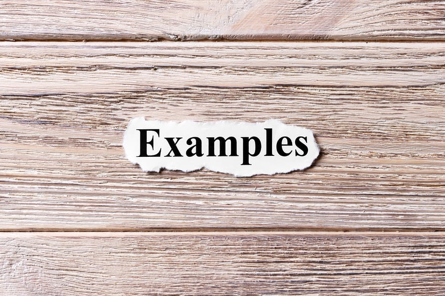 Examples of the types of applications which may be made