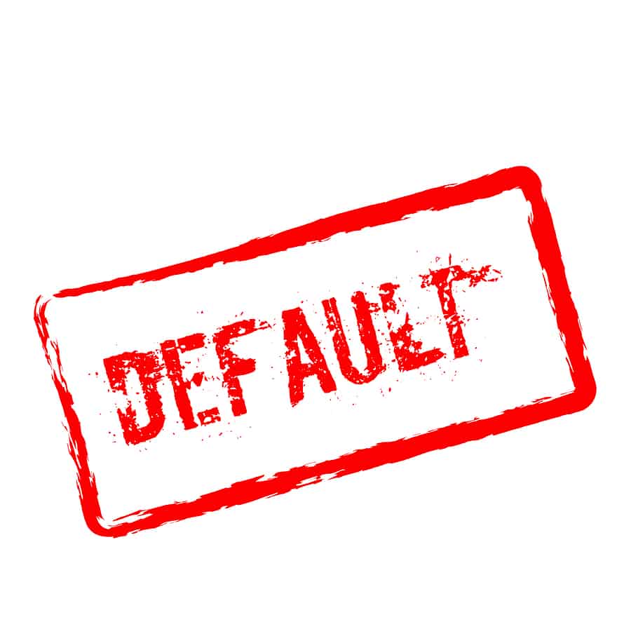 default costs certificate
