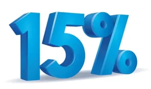 15%