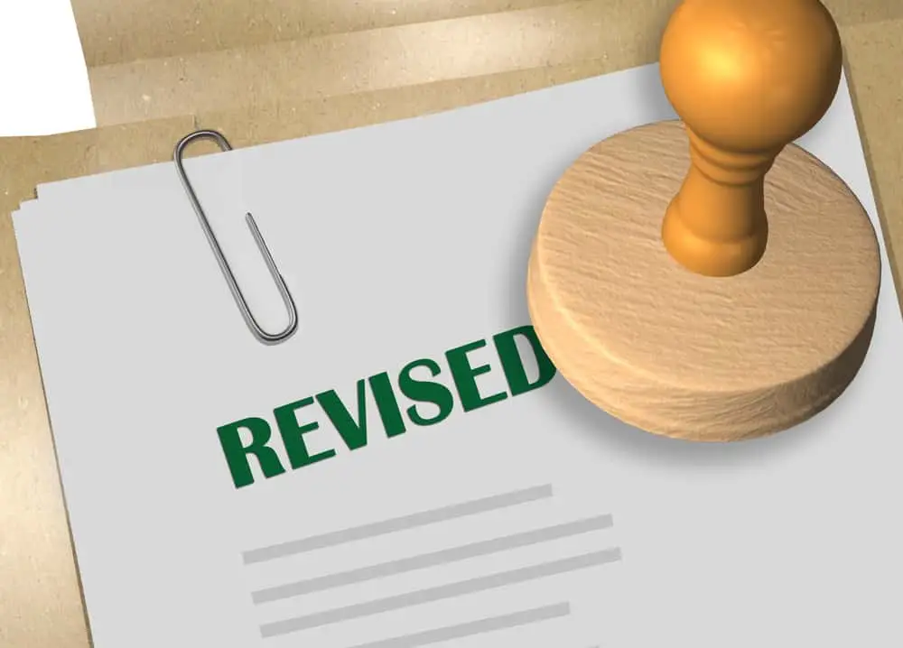 Costs budget revisions