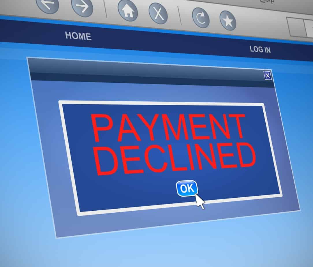 payment declined